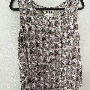 Flax Rayon Tank..Medium.